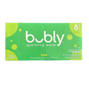 Lime Bubly Sparkling Water (8-pack)